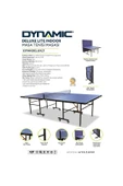 Dynamic Delux Lite Indoor Masa Tenisi Masası - 16MM - 2 Raket, 3 Top ve Ağdemir Hediyeli - 6