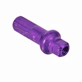 Sapim Polyax Alu Square Double Secure Lock Jant Teli Başlığı 16mm Mor - 1