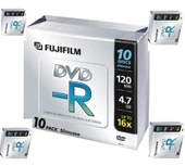 Fujifilm Dvd-R 4.7gb 16X Ince Kutu SLİMCASE 50 Adet - 1