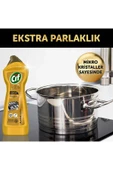 Cif Krem Yüzey Temizleyici Altın Işıltısı Amber Kokulu 500 ml - 3