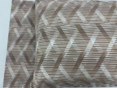 NİVEMESHOME KAHVE ÇİZGİLİ DESEN 2 Lİ YASTIK KILIFI KAPAKLI 50X70 - 4