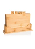 BAMBUM TAPENADE MİNİ 4LÜ KESME TAHTASI B2734 - 5