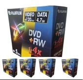 Fujifilm DVD +Rw 4.7gb 120MIN 25 Adet Ince Kutulu - 1