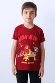 ERKEK ÇOCUK TSHİRT KARAKTER BASKILI BİSİKLET E1 - 6