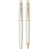 Scrikss Noble 35 Tükenmez + Dolma Kalem Beyaz Altın thumbnail 3