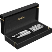 Scrikss Honour 38 Tükenmez + Dolma Kalem Mat Krom thumbnail 4