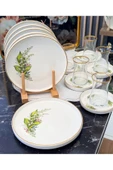 Onedekor  18 Parça Modern Hürrem Pasta Çay Saati Seti - 1