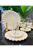 Onedekor  18 Parça Modern Fold Pasta Çay Saati Seti - 1