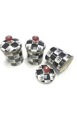 Zücev  Mackenzie 14x12cm Krem-siyah Emaye 3'lü Baharatlık Emy-125 - 1
