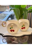 Onedekor  2'li Lüks Cherry Kiraz Kupa - 1