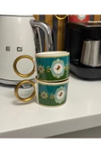Onedekor  2'li Lüks Green Bird Soha Kupa Seti - 3