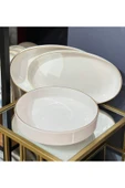 Onedekor  3'lü Modern Gold Salata Kayık Kase Seti - 1