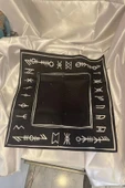Tarot Örtüsü Sunak Run Taşları Örtüsü Sunak Nordic Runes Örtüsü Sunağı El İşi Ouija thumbnail 3
