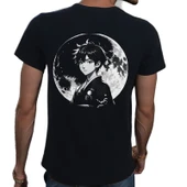 Tattoo T-shirt %100 Pamuklu Siyah Penye Basic Erkek Tişört thumbnail 2