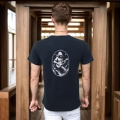 Elip Guitar T-shirt %100 Pamuklu Siyah Penye Basic Erkek Tişört thumbnail 3