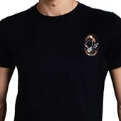 Elip Guitar T-shirt %100 Pamuklu Siyah Penye Basic Erkek Tişört thumbnail 1