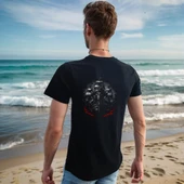 Pirate T-shirt %100 Pamuklu Siyah Penye Basic Erkek Tişört thumbnail 4