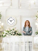 Girist Salon Tipi Büyük Boy Duvar Saati Bej 46 cm - 1