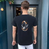 Elip Guitar T-shirt %100 Pamuklu Siyah Penye Basic Erkek Tişört thumbnail 5