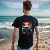 Tropical T-shirt %100 Pamuklu Siyah Penye Basic Erkek Tişört thumbnail 5