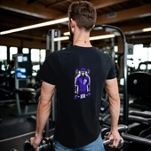 Elip Sport T-shirt %100 Pamuklu Siyah Penye Basic Erkek Tişört thumbnail 3