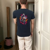 Splash GP T-shirt %100 Pamuklu Siyah Penye Basic Erkek Tişört thumbnail 5