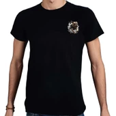 Bulldog T-shirt %100 Pamuklu Siyah Penye Basic Erkek Tişört thumbnail 1