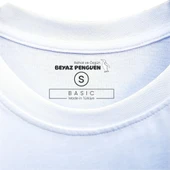 Fox T-shirt %100 Pamuklu Beyaz Penye Basic Erkek Tişört thumbnail 5