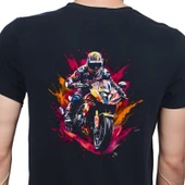 Splash GP T-shirt %100 Pamuklu Siyah Penye Basic Erkek Tişört thumbnail 1