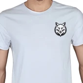 Fox T-shirt %100 Pamuklu Beyaz Penye Basic Erkek Tişört thumbnail 1