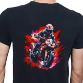 Splash GP T-shirt %100 Pamuklu Siyah Penye Basic Erkek Tişört thumbnail 1