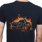Splash Motor T-shirt %100 Pamuklu Siyah Penye Basic Erkek Tişört thumbnail 1
