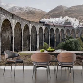 Köprü ve Lokomotif Manzaralı Duvar Kağıdı thumbnail 5