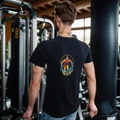 Elip Sport T-shirt %100 Pamuklu Siyah Penye Basic Erkek Tişört thumbnail 5