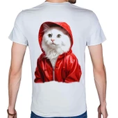 Catz T-shirt %100 Pamuklu Beyaz Penye Basic Erkek Tişört thumbnail 3