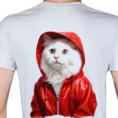 Catz T-shirt %100 Pamuklu Beyaz Penye Basic Erkek Tişört thumbnail 1