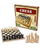 Chess Ahşap Satranç Takımı Ay Yıldızlı Şah - 1