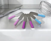 MyBru Paslanmaz Çelik Plastik Saplı 6'lı Kahvaltı Bıçağı (Karışık Renk) - 3