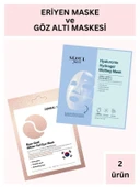 Dermal Hiyalüronik Asit İçerikli Şeffaflaşan Eriyen Maske 34 gr ve Rose Gold Göz Altı Maskesi 4 gr Seti - 1