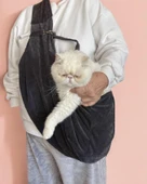 Chamois Leke Tutmaz Kedi Taşıma Çantası - 1