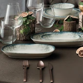 GÜRAL PORSELEN Enternasyonel 2 Parça 29 Cm Kayık Tabak 562 - 3