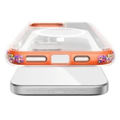 Apple iPhone 16 Pro Max Kılıf Magsafe Şarj Özellikli Raptic AirJoy Serisi Boncuk Tasarımlı Şeffaf Kapak - 4