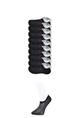 Siyah Erkek Görünmez Çorap 9 çift - 1