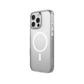 Apple iPhone 16 Pro Max Kılıf Magsafe Şarj Özellikli Raptic Crystal MagSafe Serisi Şeffaf Kapak thumbnail 5