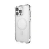 Apple iPhone 16 Pro Max Kılıf Magsafe Şarj Özellikli Raptic Air Serisi Airbag Tasarımlı Metal Köşelikli Şeffaf Kapak - 9