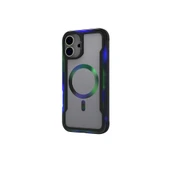 Apple iPhone 16 Pro Max Kılıf Magsafe Şarj Özellikli Airbagli Raptic Shield 2.0 Serisi Şeffaf Arka Yüzey Kapak - 2