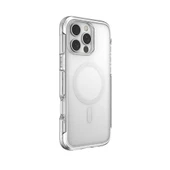 Apple iPhone 16 Pro Max Kılıf Magsafe Şarj Özellikli Raptic Air Serisi Airbag Tasarımlı Metal Köşelikli Şeffaf Kapak - 10