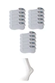 Beyaz Erkek Görünmez Çorap 15 çift thumbnail 2