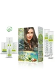 2 Paket Natural Beauty Amonyaksız Saç Boyası 8.11 Yoğun Açık Küllü Kumral - 2