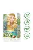 2 Paket Natural Beauty Amonyaksız Saç Boyası 9.0 Doğal Sarı - 3